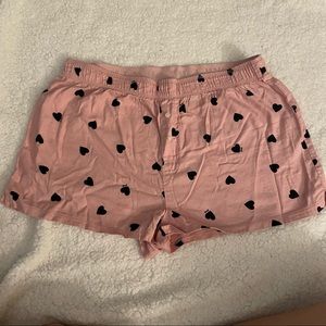 PINK pajama shorts NWOT